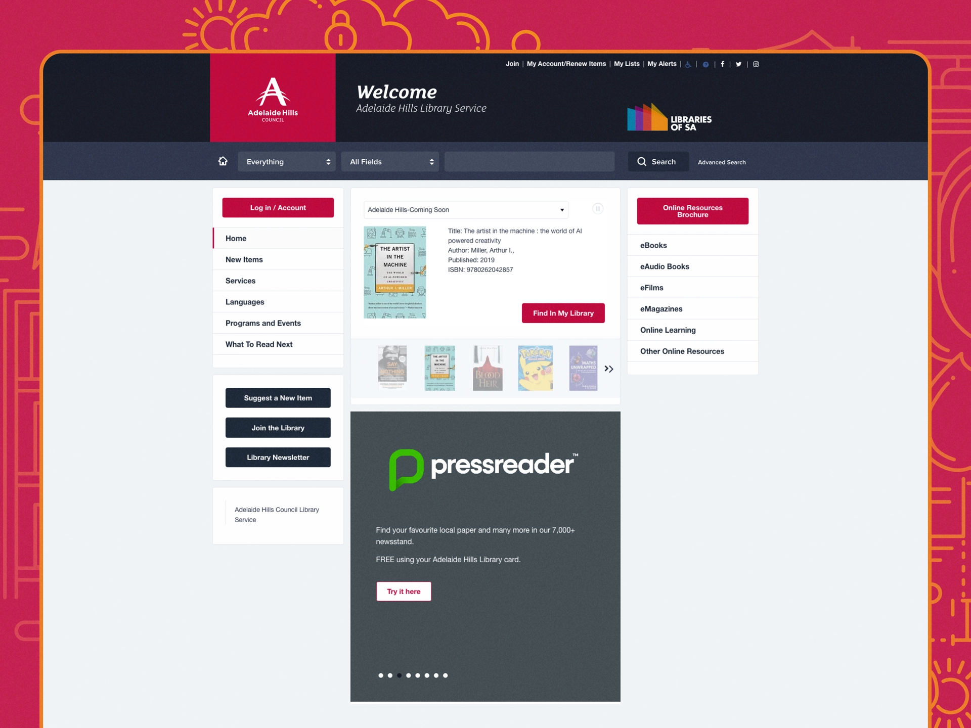 Adelaide Hills Council Library 