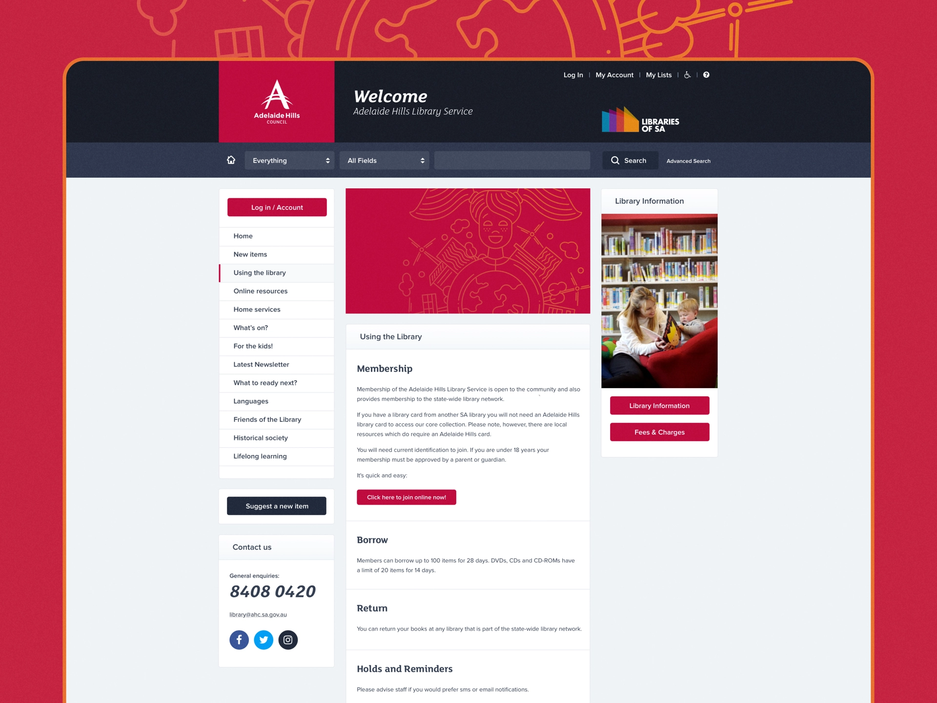 Adelaide Hills Council Library 