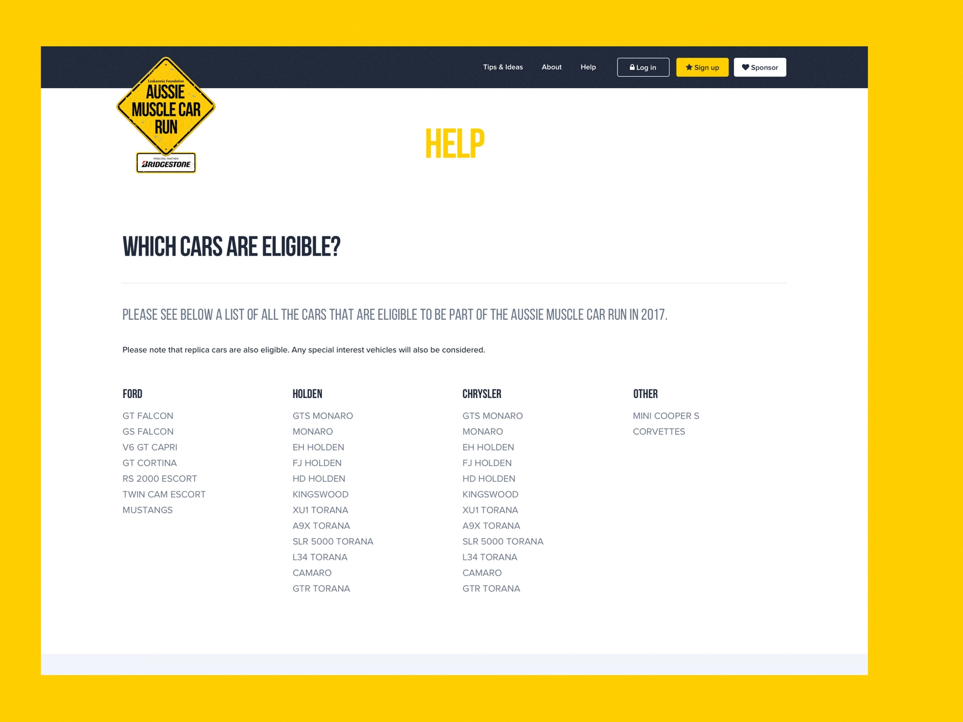 Aussie Muscle Car Run 