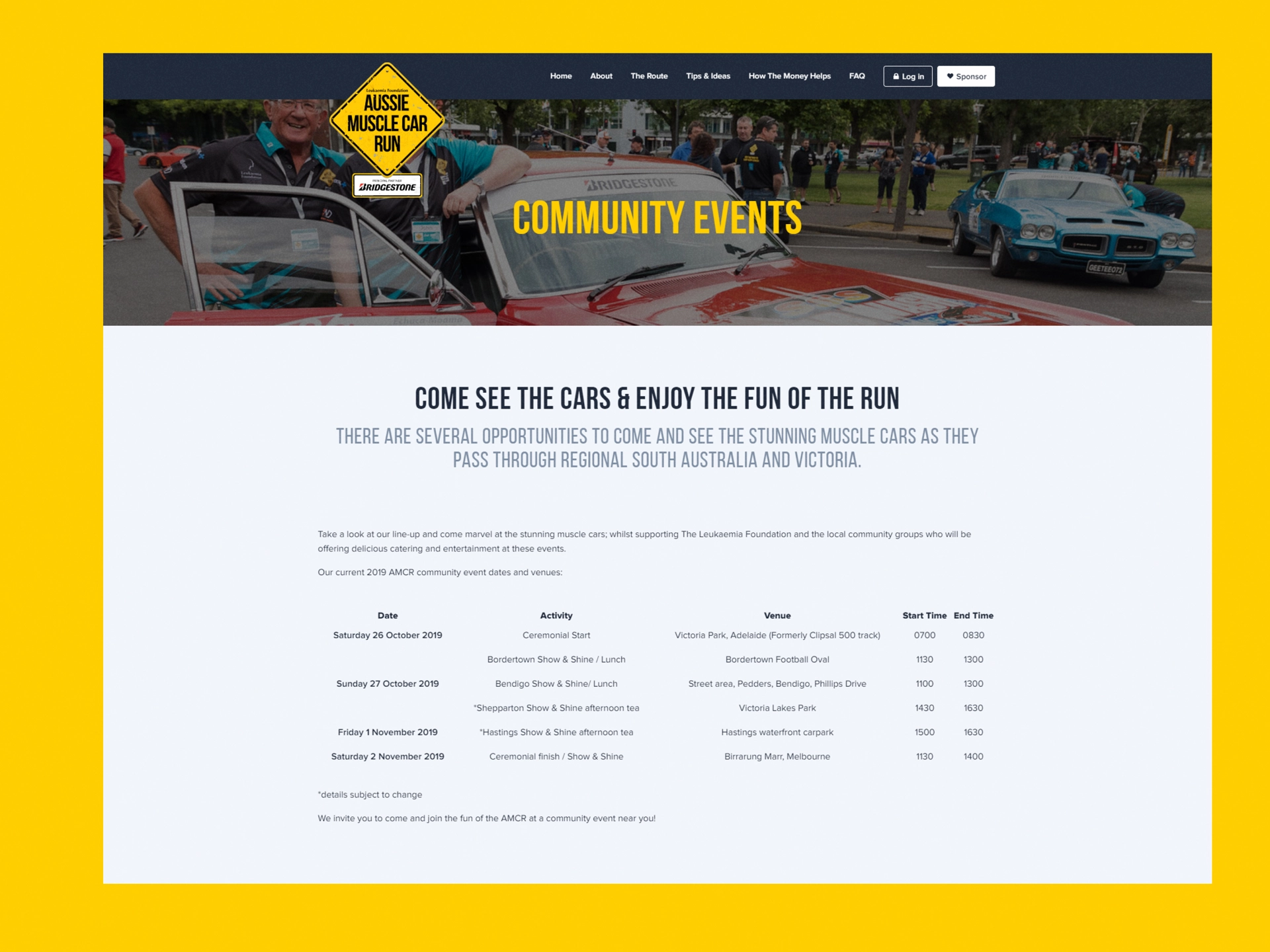 Aussie Muscle Car Run 