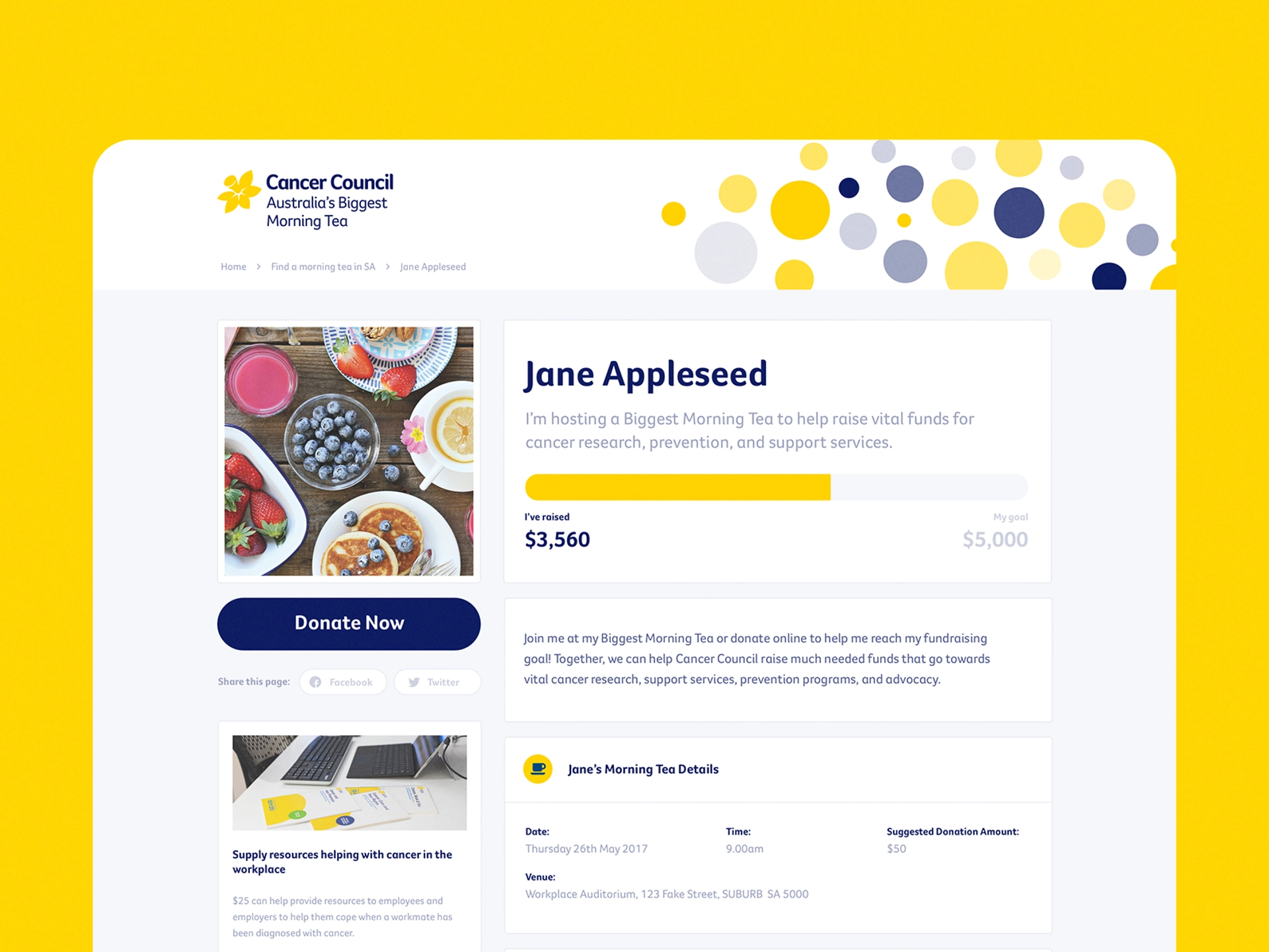 Australia’s Biggest Morning Tea 